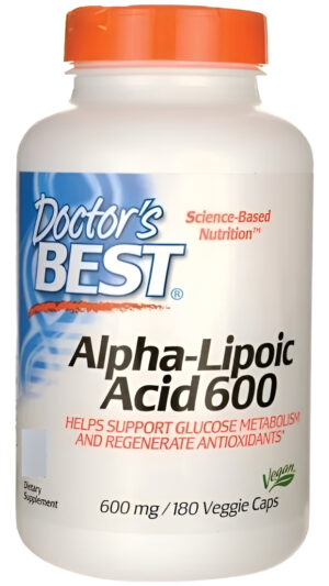 Alpha-lipoic Acid 600mg Por Cápsula 180 Caps Doctor Best