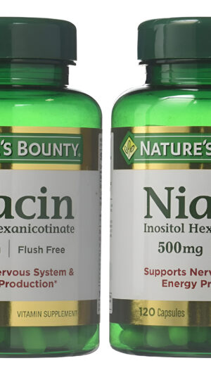 Niacin 500 Mg Natures Bounty Flush