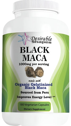 Black Maca 180 Caps Desirable
