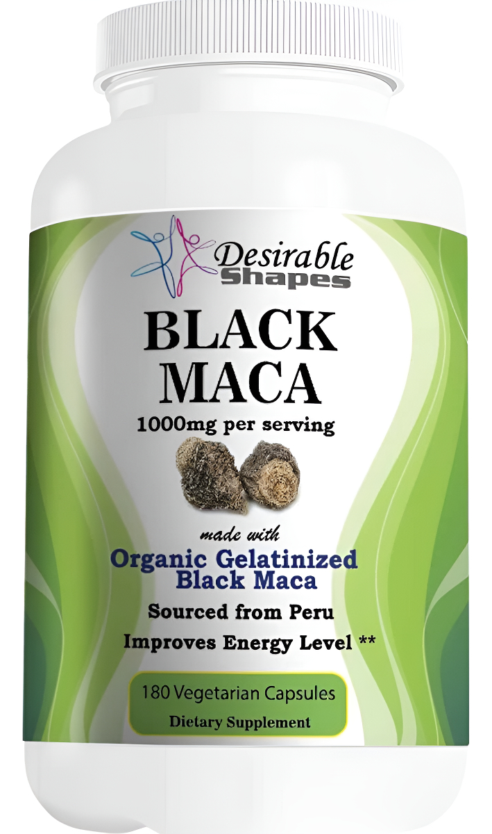 Black Maca 180 Caps Desirable