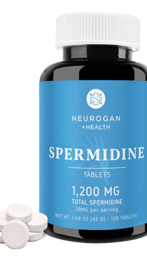 Neurogan Suplemento De Espermidina  1200 Mg  99% Puro, 100 Veces Más Potente Que El Extracto De Arroz Y Germen De Tri