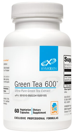 Xymogen Green Tea 600 Cápsulas De Extracto De Té Verde Ultra Puro, Suplemento De Apoyo Inmunológico, Apoya La Salud Del