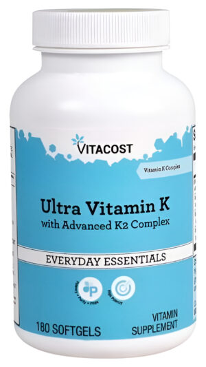 Ultra Vitamin K Incluye Advanced K2 Complex 180softgels