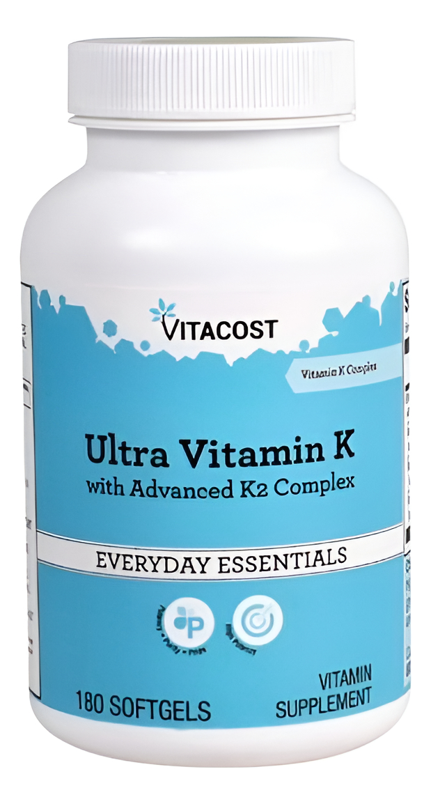 Ultra Vitamin K Incluye Advanced K2 Complex 180softgels