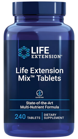 Life Extension Mix Tablets - Suplemento De Vitaminas De Alta Potencia, Minerales, Frutas Y Verduras - Mezcla Completa D