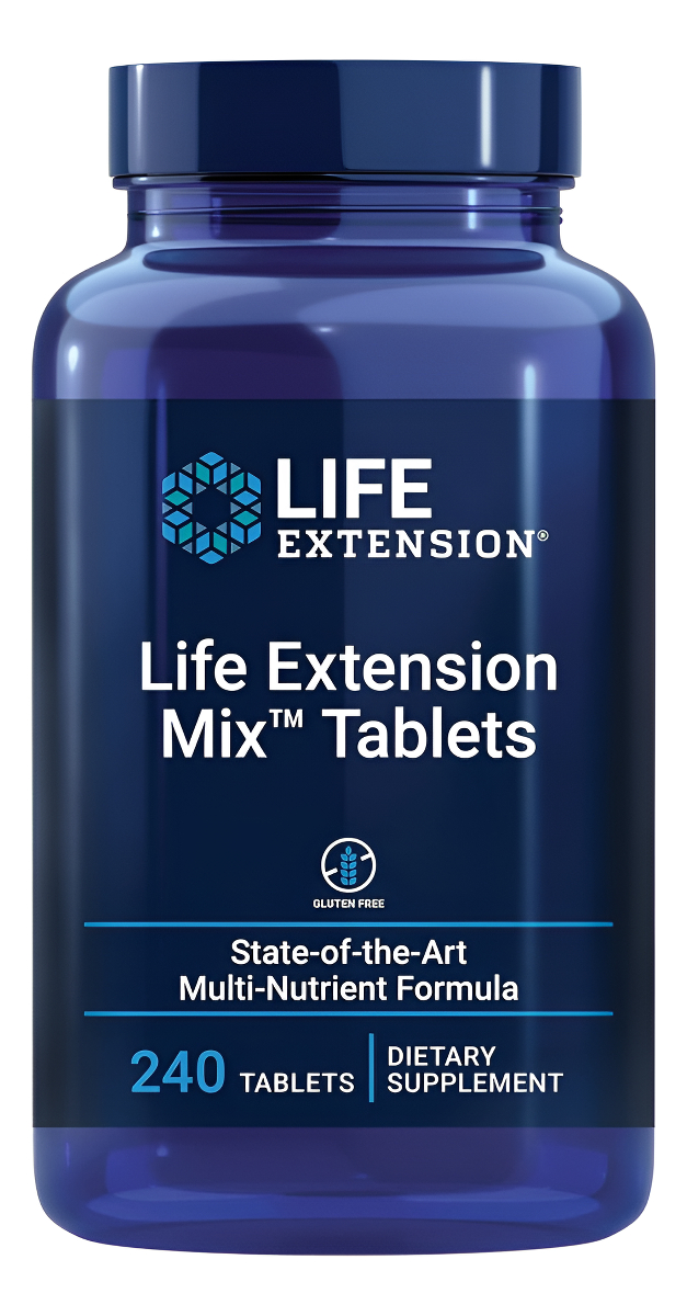 Life Extension Mix Tablets - Suplemento De Vitaminas De Alta Potencia, Minerales, Frutas Y Verduras - Mezcla Completa D