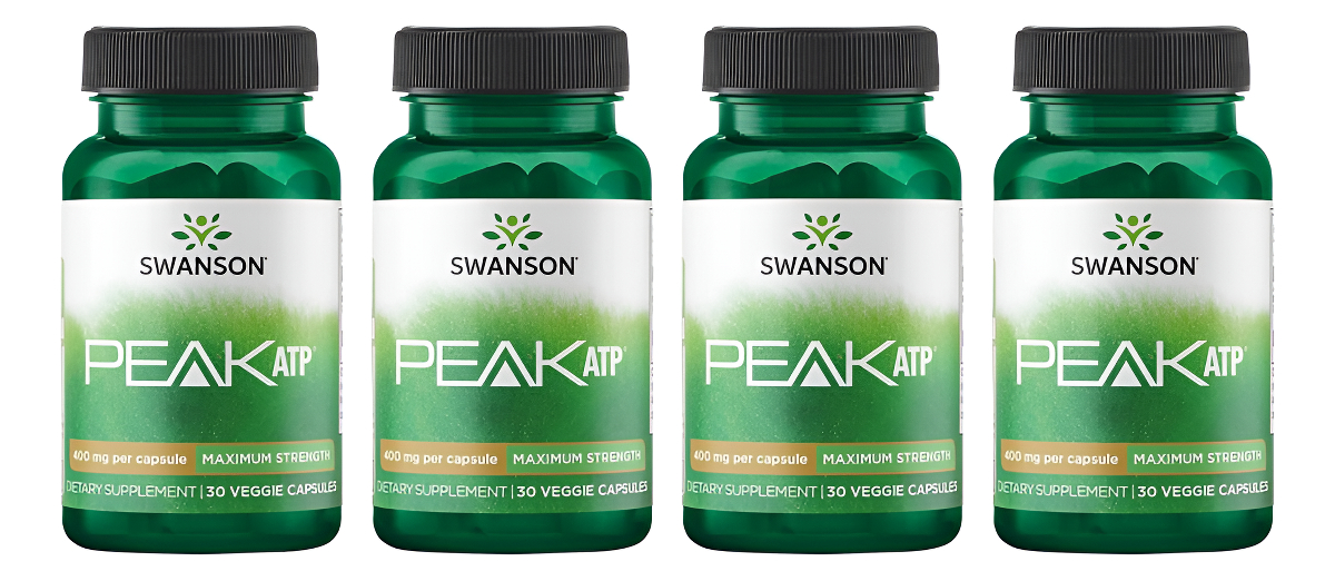 Swanson Maximum Strength Peak Atp - Suplemento De Apoyo De Energía Celular - Mejora El Rendimiento Físico Y La Vitalida