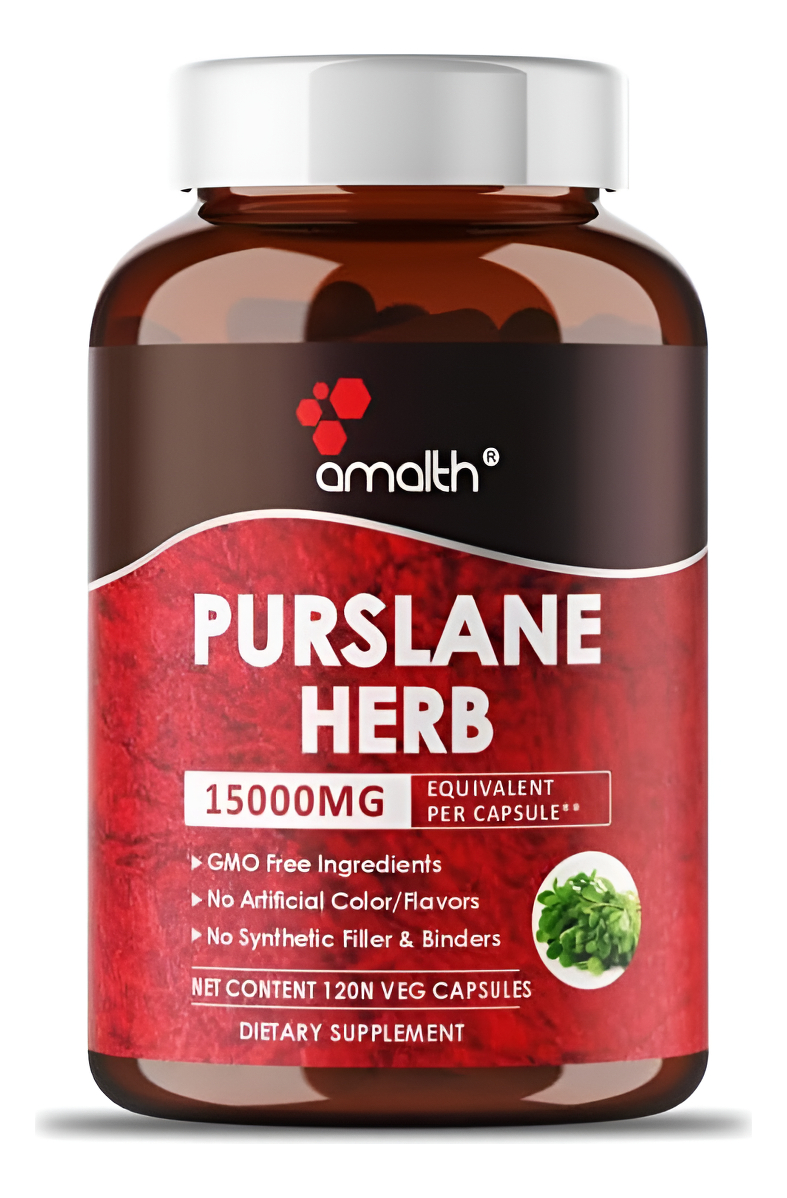 Extracto De Verdolaga 15:1 Cápsulas De Suplemento 15000mg 120 Unidades (portulaca Oleracea) Sin Omg, Sin Gluten, Sumini