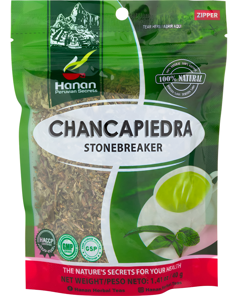 Hanan Chanca Piedra Hoja Suelta Para Té De Hierbas Rompepiedras (1.41 Oz) Hojas Secas Veganas 100% Chancapiedra Natural