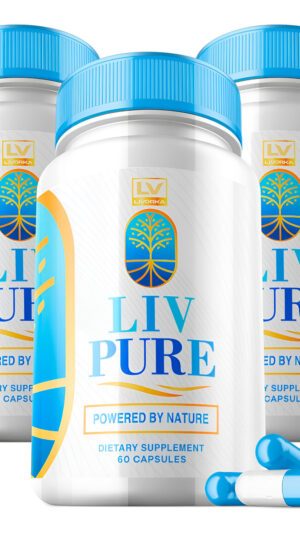 Livorka Liv Pure Suplemento Dietario, 60 Cápsulas, Paquete De 3