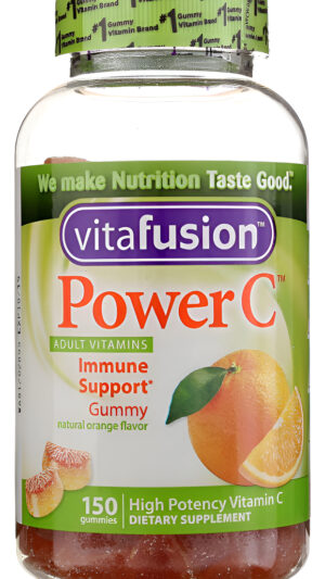 Vitafusion Power C 150 Gomitas Vitamínicas Para Adultos, Apoyo Inmunológico, Paquete De 6