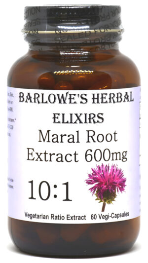 Raíz De Maral - Extracto De Hierbas 10:1 - Rhaponticum Carthamoides - 60 Cápsulas Vegetales De 600 Mg