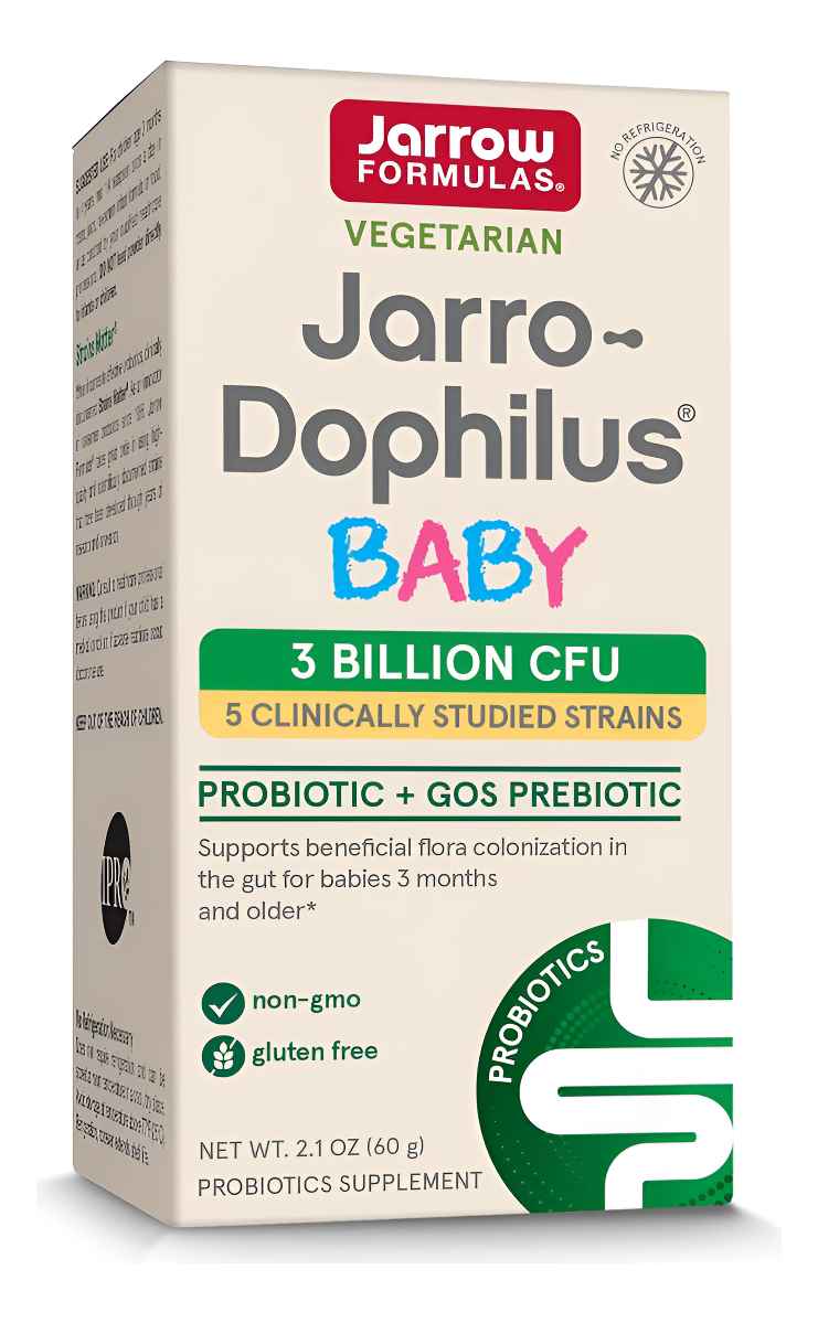 Jarrow Formulas Jarro-dophilus - Probiótico Para Bebés + Prebiótico Gos, Suplemento Dietético, Soporte Intestinal Para