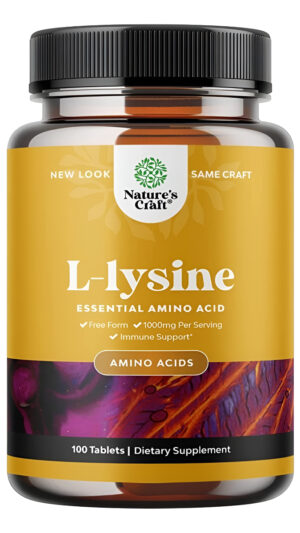 L-lisina 100tabls Natures Craft