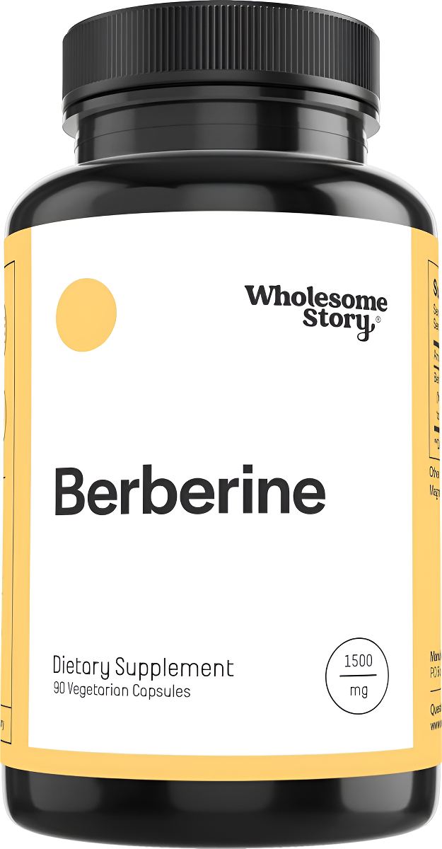 Suplemento De Berberina 1500 Mg | Berberina 500 Mg Por Cápsula | 97% De Pureza Estandarizada | Apoya Los Perfiles Metab