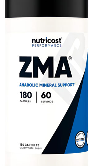 Nutricost Zma 180 Cápsulas - Suplemento Zma Sin Omg Y Sin Gluten