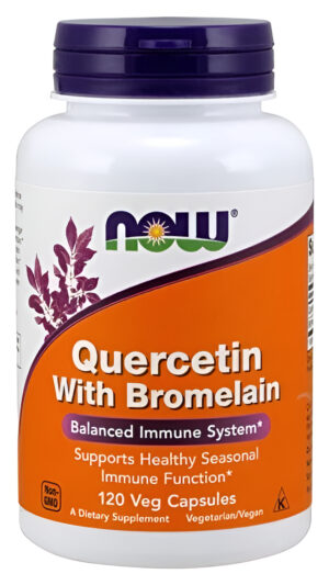 Quercetina Con Bromelina - 120 Cápsulas Veganas/vegetarianas