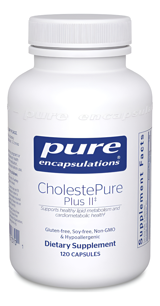 Pure Encapsulations Cholestepure Plus Ii | Phytosterol, Berberine And Flavonoids Rich Bergamot Extract To Support Healt