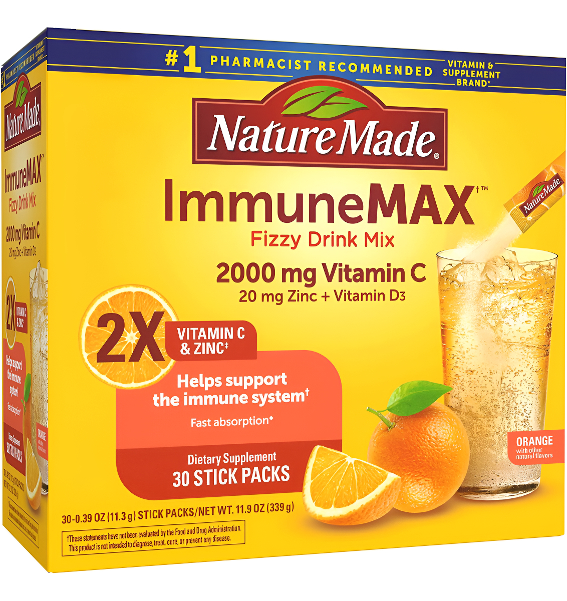 Vitamina C, Vitamina D Y Zinc En Polvo