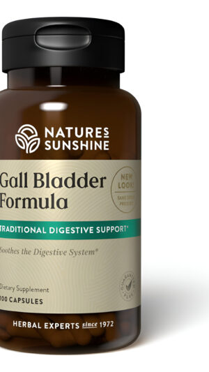Nature's Sunshine Fórmula De Vesícula Biliar, 100 Cápsulas | Potente Fórmula Herbaria Que Calma Y Apoya El Sistema Dige