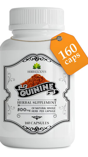 Cápsulas De Quinina  Suplemento De Hierbas De Corteza De Cinchona Officinalis Para Aliviar Los Calambres En Las Pierna