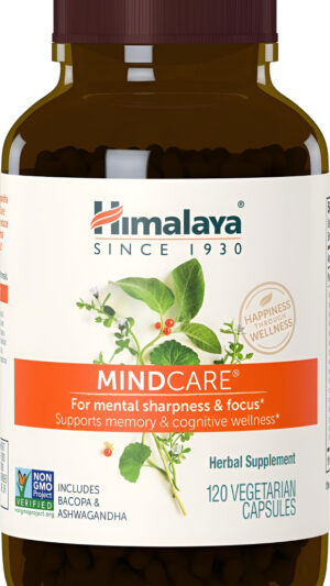 Himalaya Mindcare - Suplemento Cerebral Nootrópico Para La Agudeza Mental, La Concentración, La Memoria Y El Bienestar