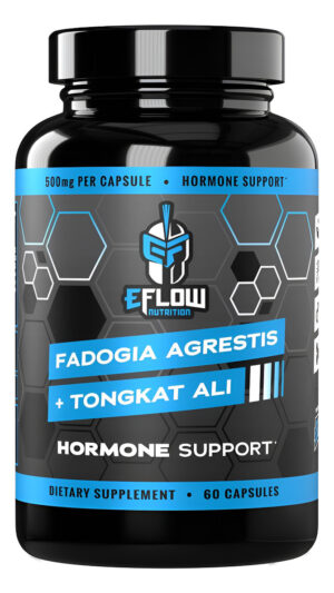 Eflow Nutrition Fadogia Agrestic + Tongkat Ali - Suplemento De Rendimiento Natural 2 En 1 Para La Salud Y El Bienestar,