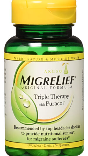 Migrelief Original Formula 60 Capsulas  Combate La Migraña