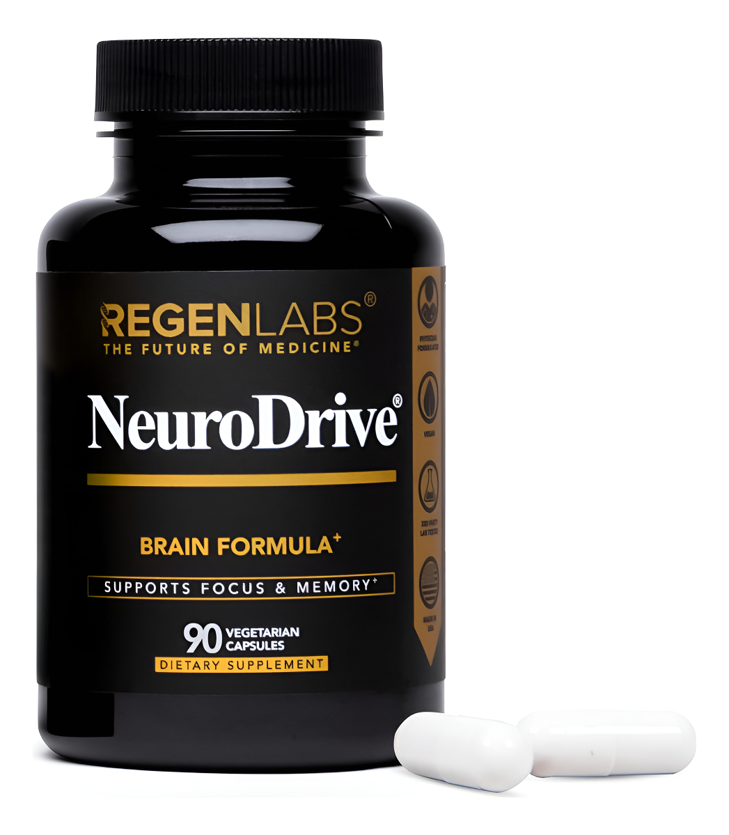 Neurodrive - Suplemento Avanzado De Memoria Y Enfoque Para El Rendimiento Cognitivo, Apoyo Cerebral Con Ingredientes Na