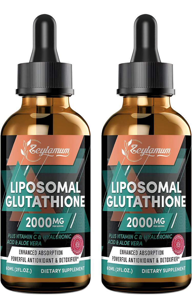 Gotas Líquidas De Glutatión Liposomal De 2000 Mg, Absorción Mejorada, Suplemento De Glutatión, Con Vitamina C