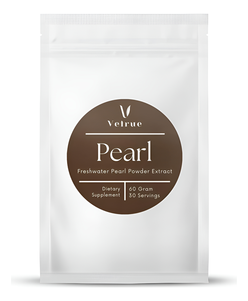 Pure Pearl Powder | 2.12 Oz | Ingredientes 100% Naturales De Agua Dulce | Sin Omg | Suplemento Dietético Con Calcio