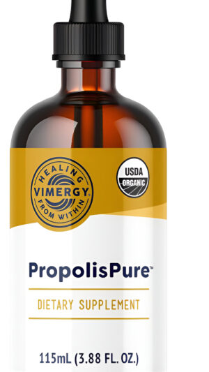 Vimergy Propolispure ® - Extracto Líquido De Propóleo Orgánico Usda - Suplemento De Apoyo Inmunológico - Apoyo Natural