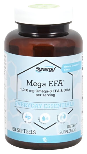 Mega Efa 1200 Mg Omega 3 Epa Y Dha Por Porción 60 Cápsulas