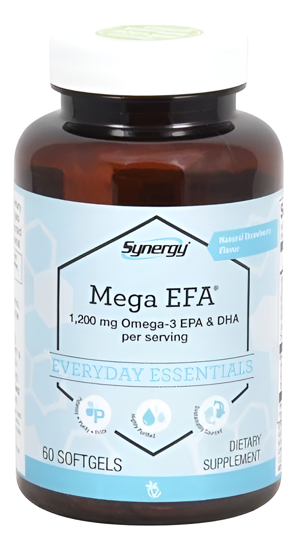 Mega Efa 1200 Mg Omega 3 Epa Y Dha Por Porción 60 Cápsulas
