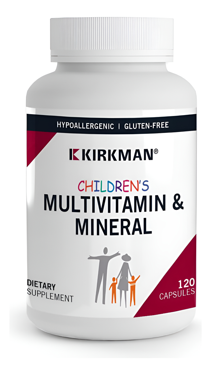 Kirkman Children 120 Cápsulas Multivitamínicas Y Minerales Para Niños Con Coenzima Q-10