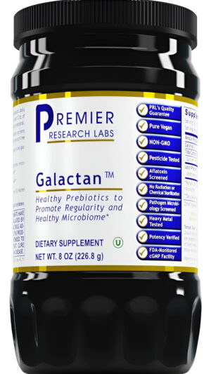 Premier Research Labs Galactan - Prebióticos Para Regularidad Y Microbioma Saludable - Para Microflora Gastrointestinal