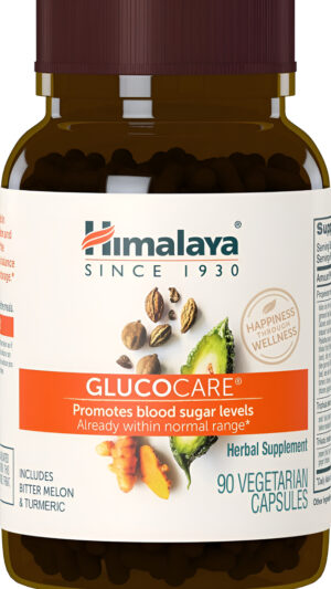 Himalaya Glucocare/diabecon, 90 vcaps Para La Salud Normal Glucosa En La Sangre 620 mg