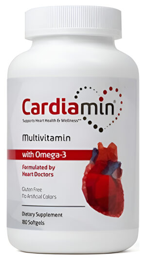 Cardiamina Salud Del Corazón Y Bienestar General Multivitaminas 180 Cápsulas Blandas