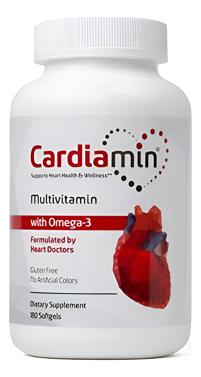 Cardiamina Salud Del Corazón Y Bienestar General Multivitaminas 180 Cápsulas Blandas