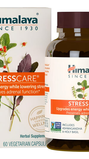 Himalaya Stresscare Suplemento De Hierbas, Apoya El Alivio Del Estrés, Apoyo Energético, Relajación, Insomnio Ocasional