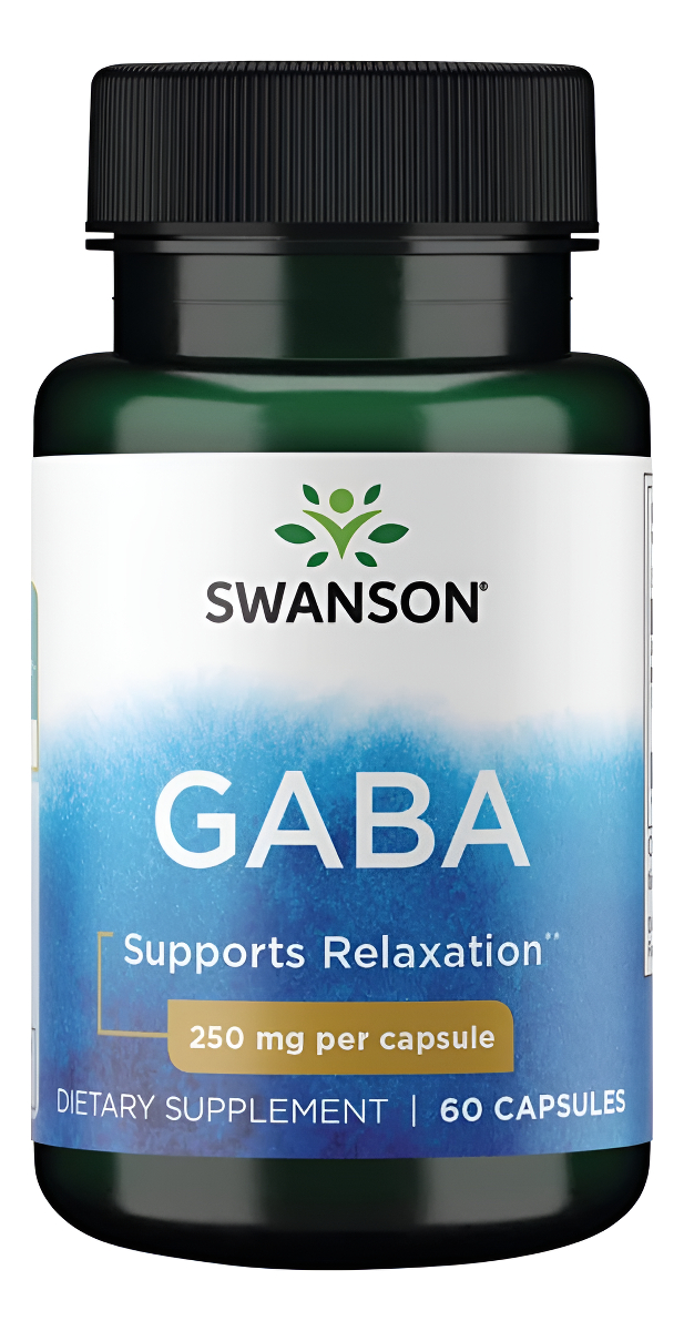 Swanson Gaba Ácido Gamma Aminoacidbutírico 250 Miligramos 60 Cápsulas