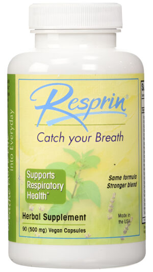 Respirin Mezcla De Hierbas Tradicionales Para Mejorar La Respiración Natural, 500 Mg, 90 Cápsulas Veganas