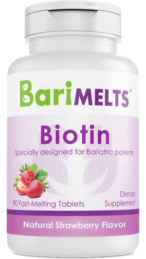 Barimelts Biotina Vitamina B7, 90 Cápsulas Masticables De Absorción Rápida
