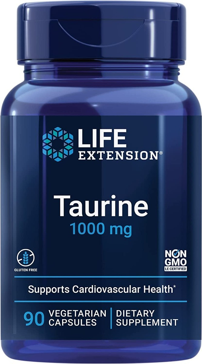 Taurina 1000mg 90cap Life Exten