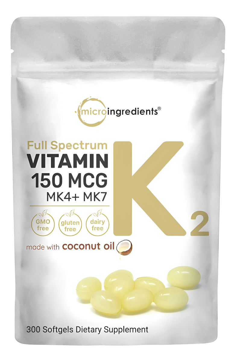 Suplemento De Vitamina K2 Mk 4 Mk 7 De Espectro Completo, 15