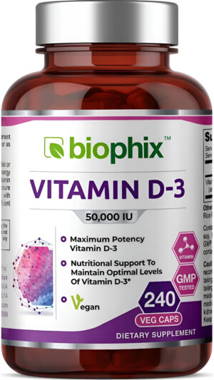 Vitamina D3 50000iu Biophix