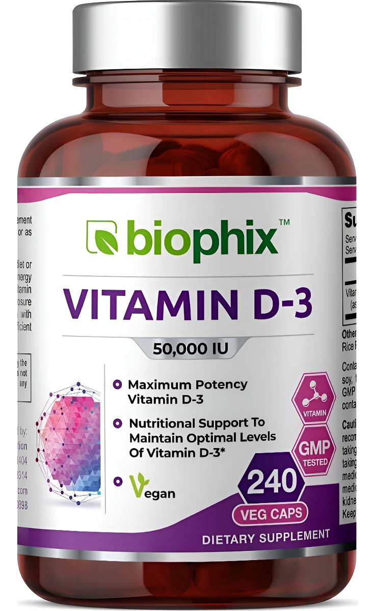 Vitamina D3 50000iu Biophix