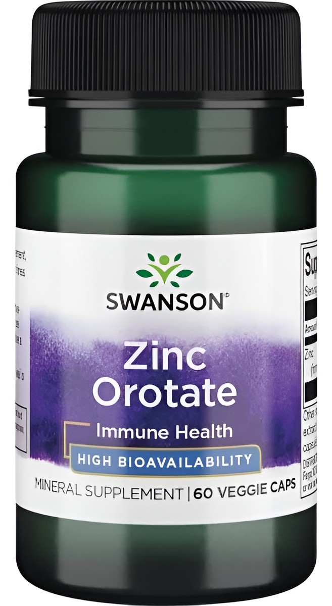Zinc Orotate 10 Mg 60 Veg Caps Mineral Elemental