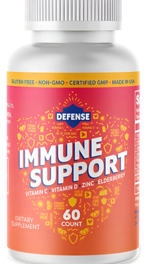 Defense Immune Support Suplemento Para Adultos | Refuerzo De Inmunidad Para Hombres Y Mujeres, 60 Cápsulas