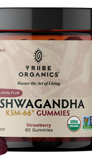 Ashwagandha Ksm-66 - Gomitas Para Adultos, Extracto De Raíz Orgánica Pura, Suplemento Ayurvédico Para Hombres Y Mujeres